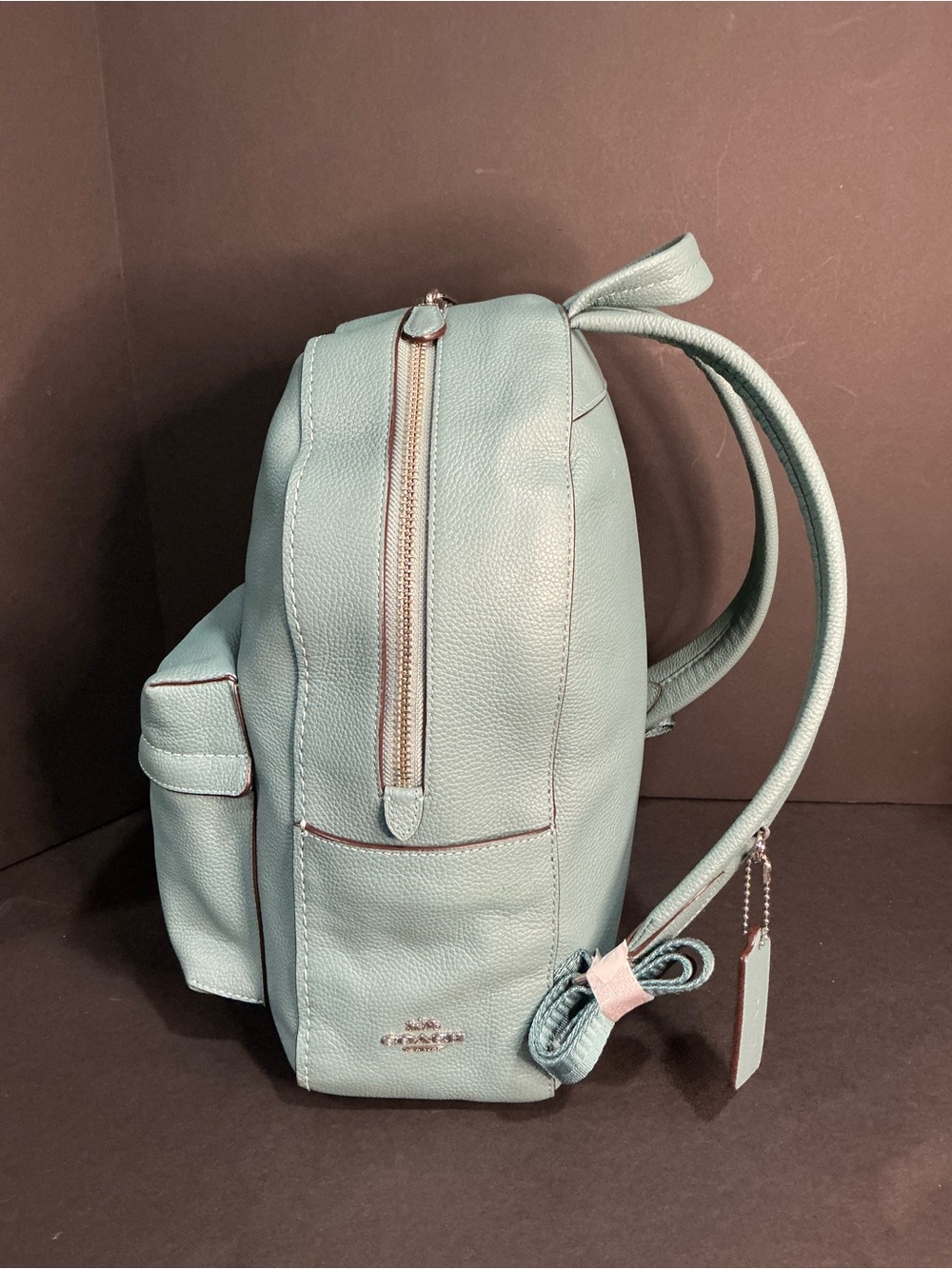 Coach Mini Turnlock Rucksack - Picture 3 of 12